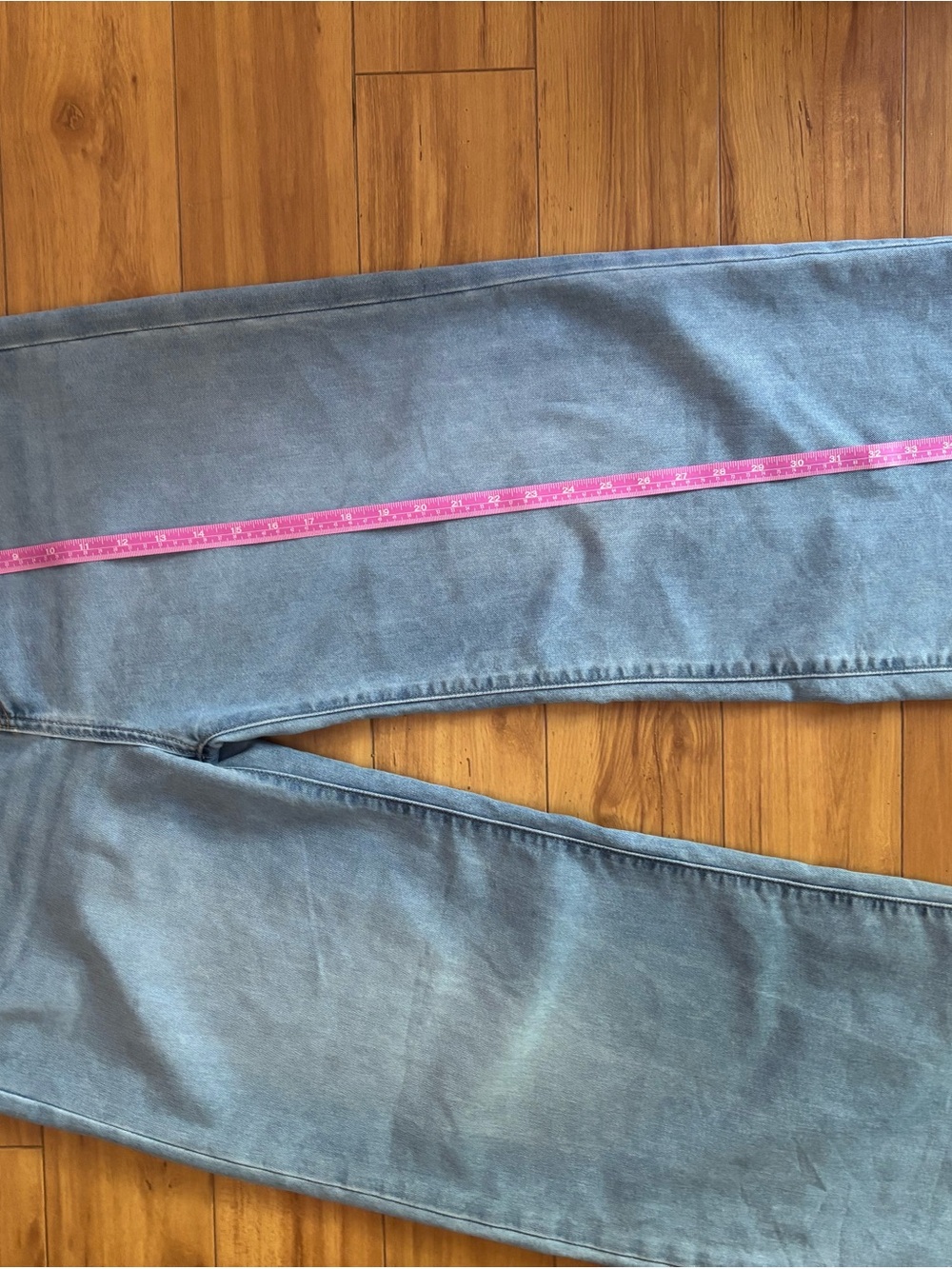 High-Rise Baggy Wide Leg Jeans Old Navy Women’s Size 20 Plus Faded Blue Y2K - Picture 12 of 13